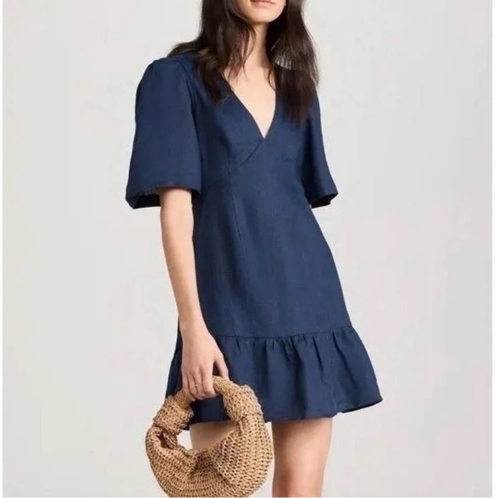 NWT RHODE Navy Blue Dress